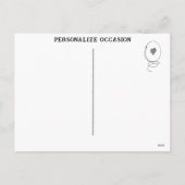 Funny Country Cow With Glasses Rustic Ranch Humor  Feestdagenkaart (Achterkant)