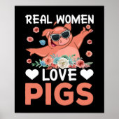 Funny Country Pig Lovers Poster (Voorkant)