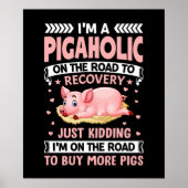 Funny Country Pig Lovers Poster (Voorkant)