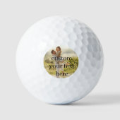 Funny Couple Face Custom Golf Balls Gift Golfballen (Voorkant)