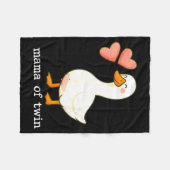 Funny Couple For Valentine’s Day Gift For Husband  Fleece Deken (Voorkant (Horizontaal))