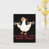 Funny Couple For Valentine’s Day Gift For Husband  Kaart (Gele Bloem)