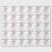 Funny Couple Valentijnsdag  Cadeaupapier (Vlak)