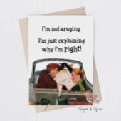 Funny Couples Echtgenote Echtgenote Humor Wenskaar Bedankkaart