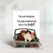 Funny Couples Echtgenote Echtgenote Humor Wenskaar Bedankkaart