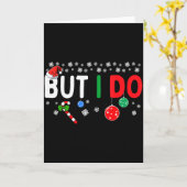 Funny Couples I Don't Do Matching Christmas Outfit Kaart (Gele Bloem)