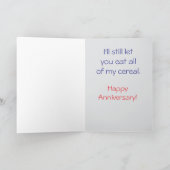 Funny Couples Jubileum Kaart (Binnen)