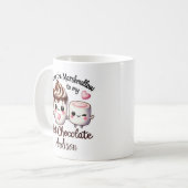 Funny Couples - marshmallow voor mijn warme chocol Koffiemok (Voorkant links)