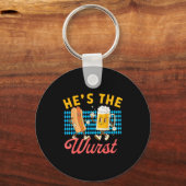 Funny Couples She's A Brat He's The Wurst  Sleutelhanger (Voorkant)