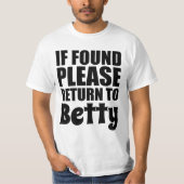 Funny Couples Shirten gepersonaliseerd T-shirt (Voorkant)