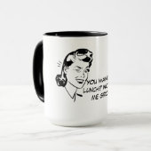 Funny Court Reporter Coffee Cup Mok (Voorkant links)