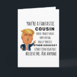 Funny Cousin Birthday Best Gift Kaart<br><div class="desc">Geschenken voor mannen,  vrouwen,  jongens,  kinderen,  paren en groepen. Ideaal voor 's avonds,  Jubilea,  School,  Afstuderen,  Feestdagen,  Kerstmis.</div>