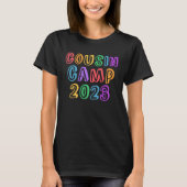 Funny COUSIN CAMP 2023 Grandma Sign Autographs Sle T-shirt (Voorkant)