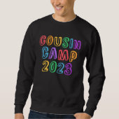 Funny COUSIN CAMP 2023 Grandma Sign Autographs Sle Trui (Voorkant)