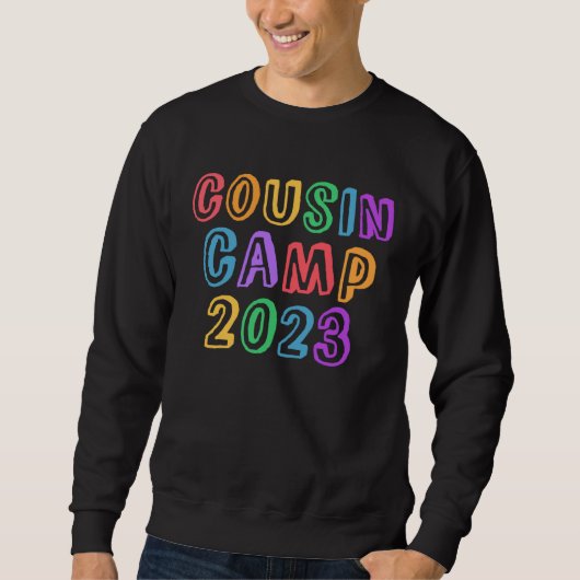 Funny COUSIN CAMP 2023 Grandma Sign Autographs Sle Trui (Voorkant)