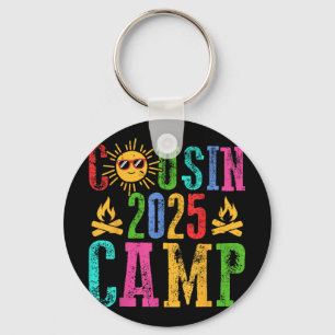 Funny Cousin Camp 2025 Camping Crew Zomer Vakantie Sleutelhanger