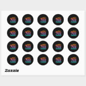 Funny Cousin Crew 2025 Summer Group Making Memorie Ronde Sticker (Vel)