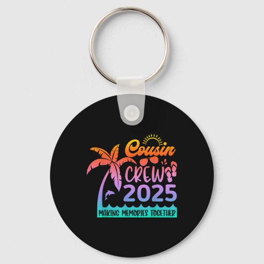 Funny Cousin Crew 2025 Summer Group Making Memorie Sleutelhanger (Voorkant)