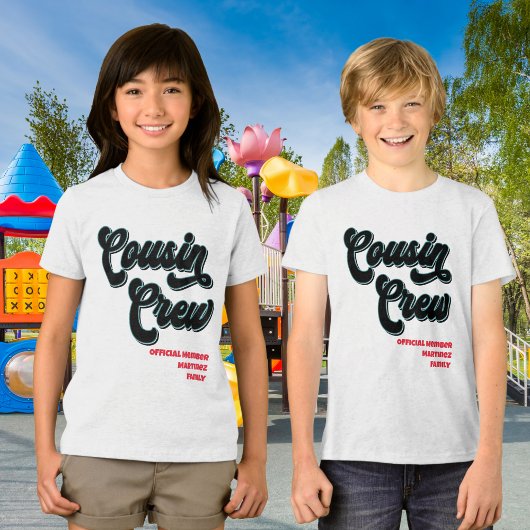 Funny Cousin Crew Official Family Reunion Tri-Blend Shirt