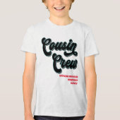 Funny Cousin Crew Official Family Reunion Tri-Blend Shirt (Voorkant)