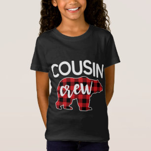 Funny Cousin Crew Red Pset Beer Matching Christma T-shirt