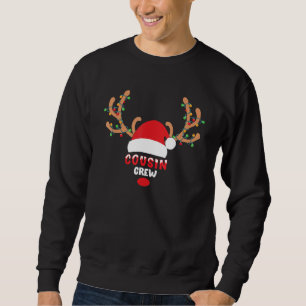 Funny Cousin Crew Xmas Butiflo Pset Red Pet Pajam Trui