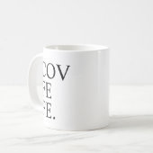 Funny Covfefe Coffee Mok Tea Cup (Voorkant links)