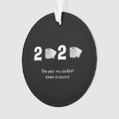 FUNNY COVID19 2020 Toilet Paper Ornament (voorkant)