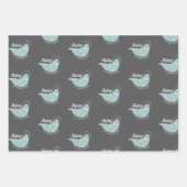 Funny Covid Animal kerstcadeautjes Inpakpapier Vel (Voorkant 2)