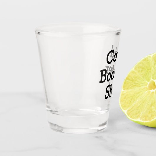 Funny Covid Booster Shot Shot Glas (Links)