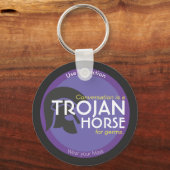 Funny Covid draag je maskercondolegen Sleutelhanger (Voorkant)