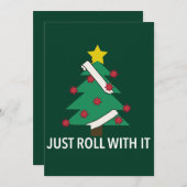 Funny Covid-kerstboompun Feestdagenkaart (Voorkant / Achterkant)