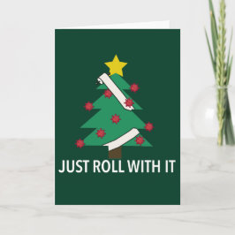 Funny Covid-kerstboompun Kaart