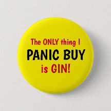 Funny Covid Panic Buy Gele Button