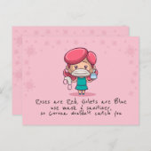 Funny COVID Valentijnsdag Briefkaart (Voorkant / Achterkant)