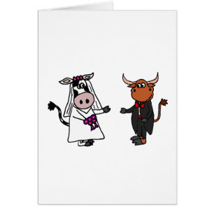 Funny Cow and Bull Wedding