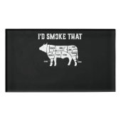 Funny Cow Bbq Pit Master Gift Naambadge (Voorkant)