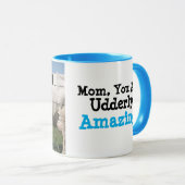 Funny Cow Coffee Mok voor moms (Voorkant rechts)