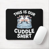 Funny Cow Couple Idea This Is Our Cuddle  Muismat (Met muis)