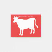 Funny Cow "Hier is de Moo's" Post-it® Notes (Voorkant)