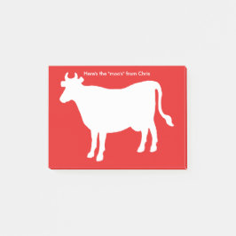 Funny Cow "Hier is de Moo's" Post-it® Notes