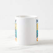 Funny Cow Holy Cow! Visual Pun Animal Cartoon Koffiemok (Center)