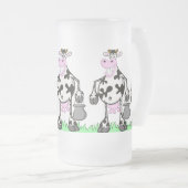 FUNNY COW "MOK" MATGLAS BIERPUL (Voorkant rechts)