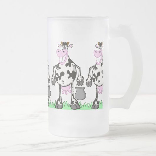 FUNNY COW "MOK" MATGLAS BIERPUL (Rechts)