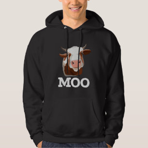 Funny Cow Moo Boerderij Animal Humor Hoodie