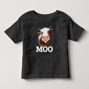 Funny Cow Moo Boerderij Animal Humor Kinder Shirts