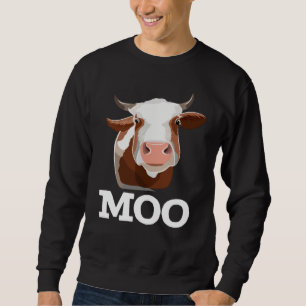 Funny Cow Moo Boerderij Animal Humor Trui