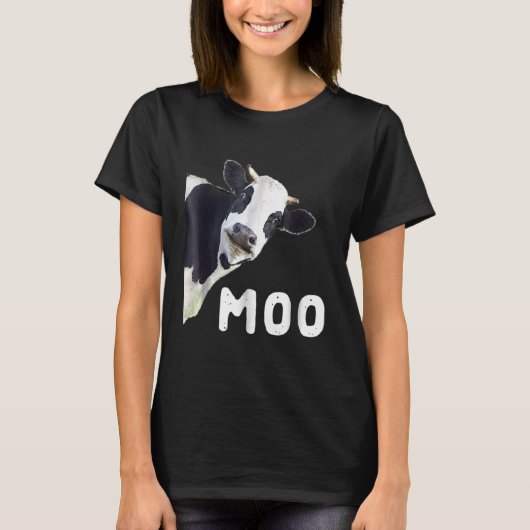 Funny Cow Moo T-shirt (Voorkant)