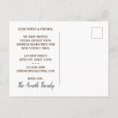 Funny Cow Moving Aankondigingskaart (Achterkant)