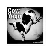 Funny Cow Pose Stamp Rubberstempel (Afrduk)